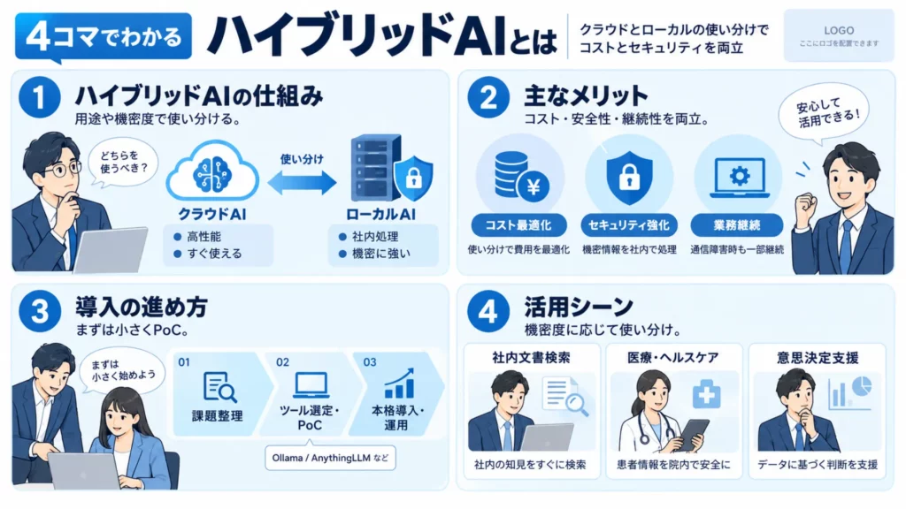 ハイブリッドAIとは?クラウド×ローカルAIの仕組み・メリットを実機検証で解説