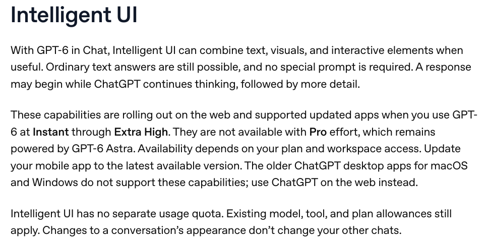 Image_Explanation of Intelligent UI available from Instant through Extra High InstantからExtra Highで使えるIntelligent UIの説明