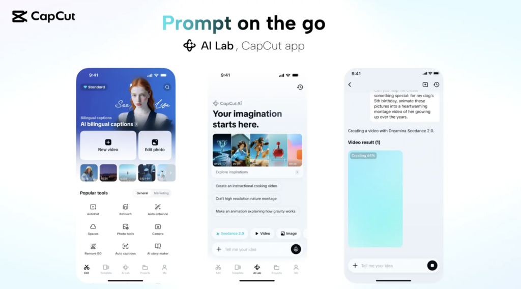 CatCutのスクリーンショット