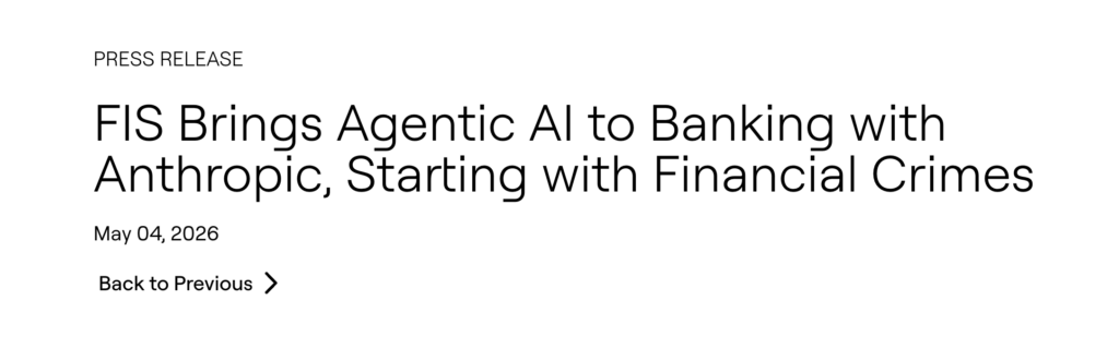 FIS × Anthropic：金融犯罪対策AIエージェントの共同開発