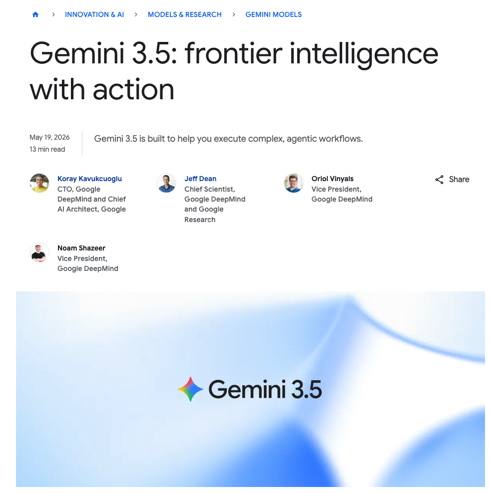 Gemini 3.5 Flash