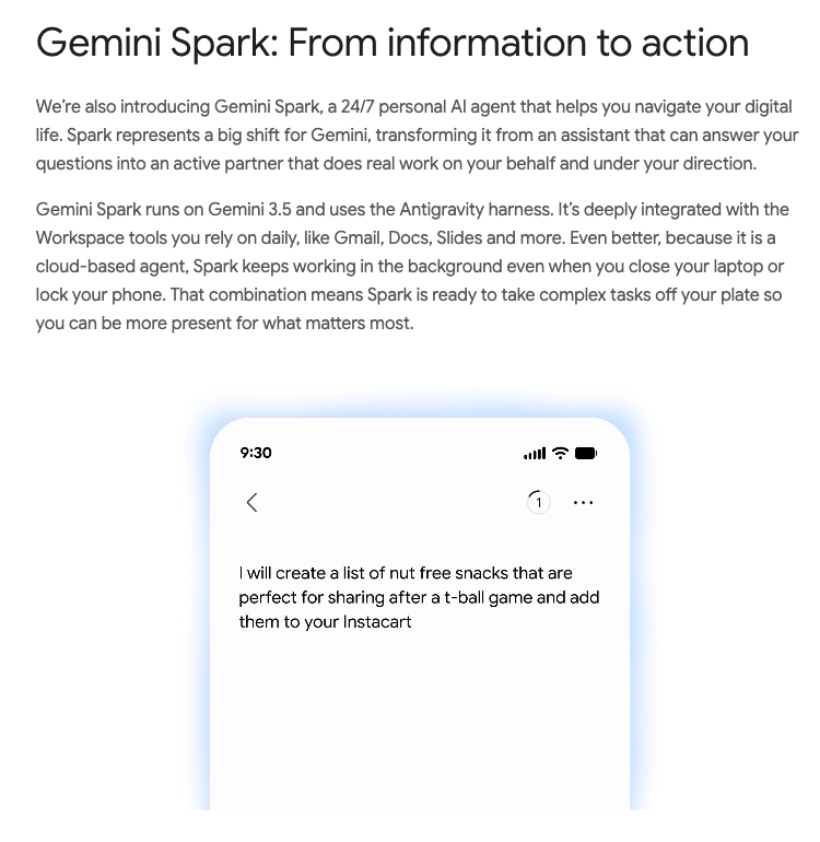 Gemini Spark