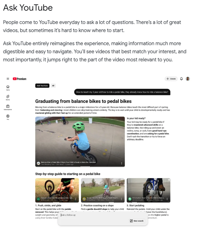 Ask YouTube