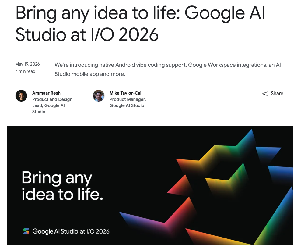 Google AI Studio