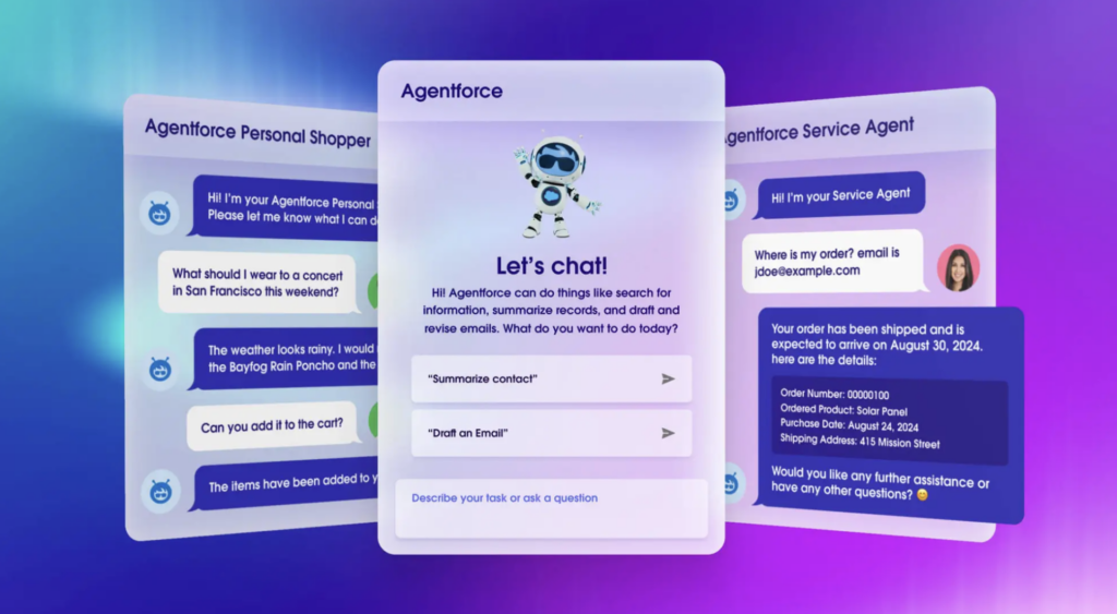 Agentforceの使用イメージ