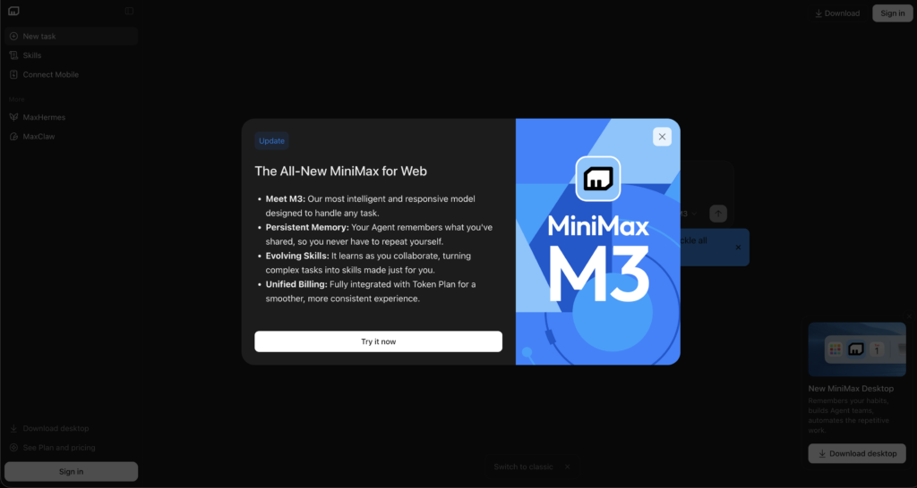 MiniMax M3の使い方