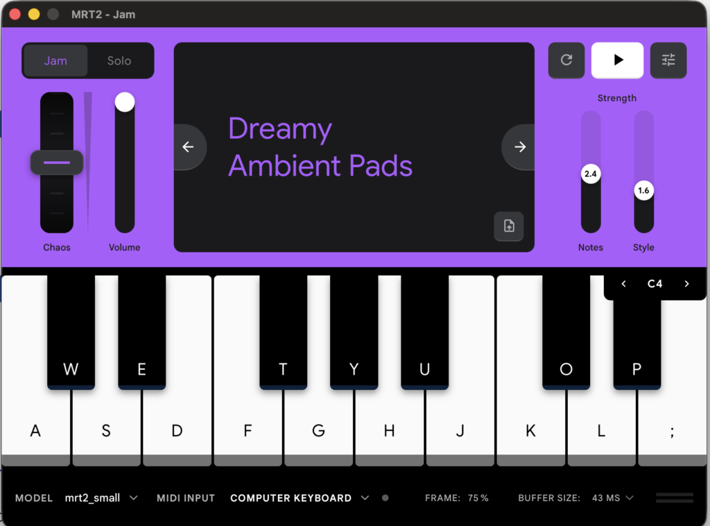 Magenta RealTime 2の使い方