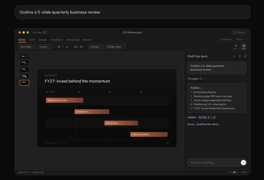 Grok 4.5の特徴