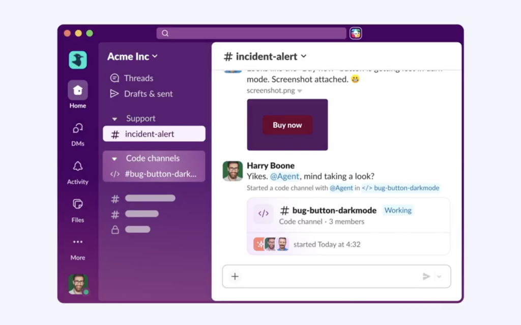 Slack Codeの特徴