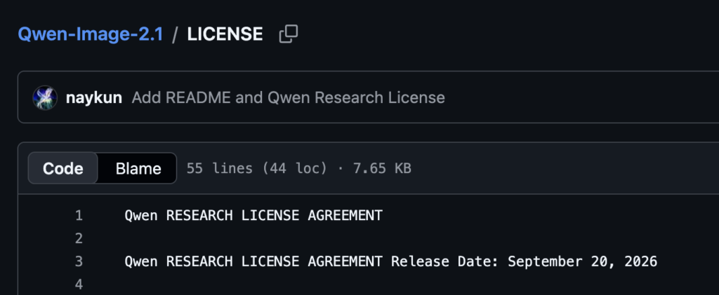 Qwen-Image-2.1の安全性・制約