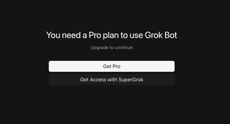 Grok BotのX連携に必要な料金プラン